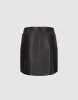 Vegan Leather Mini A-Line Skirt sold by Urban Revivo