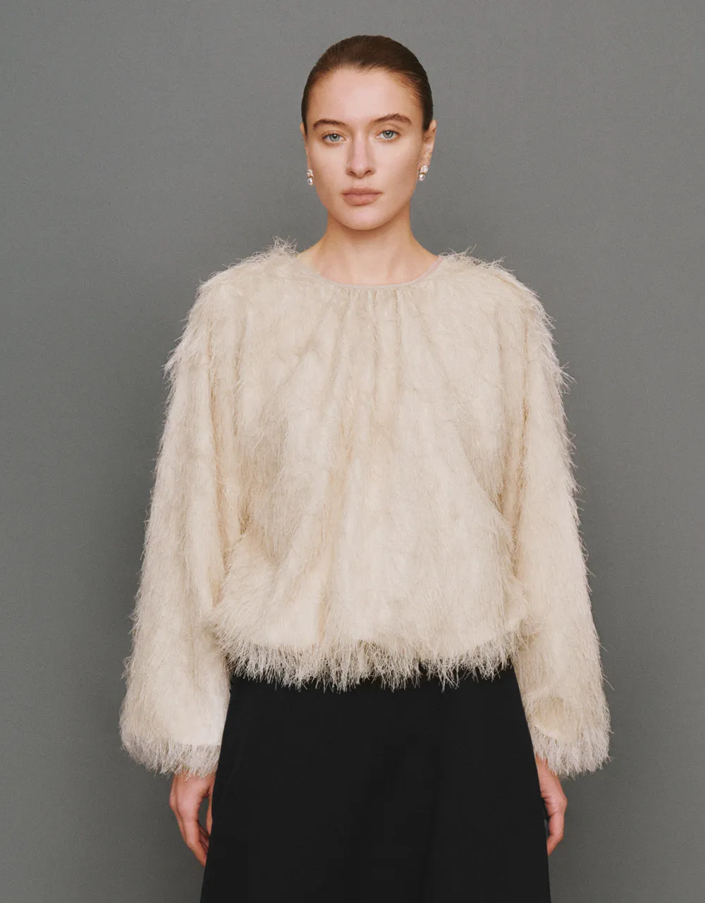 Crew Neck Overhead Shirt sold by Urban Revivo