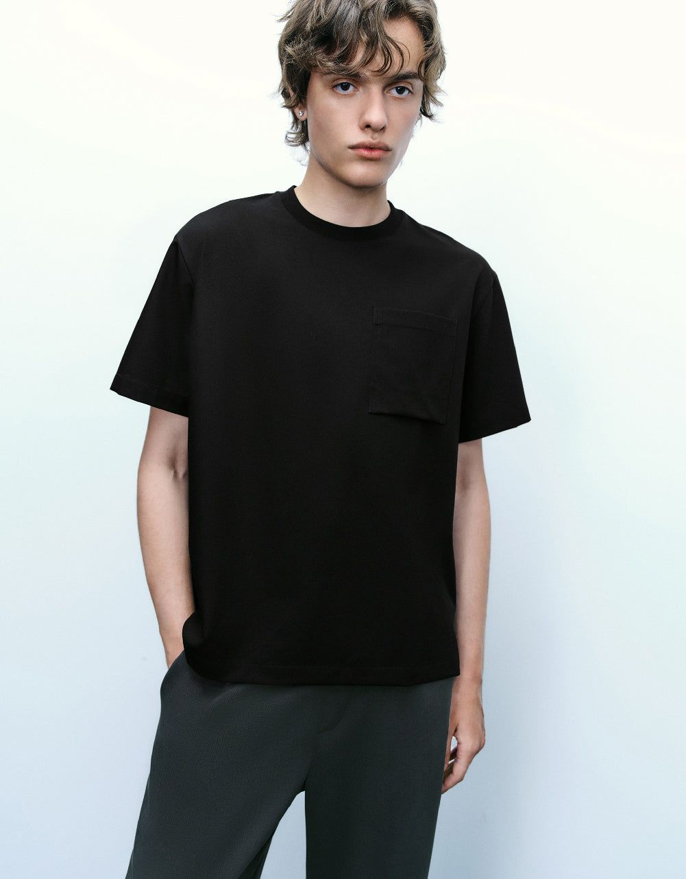 Crew Neck A-Line T-Shirt sold by Urban Revivo product image thumbnail 3