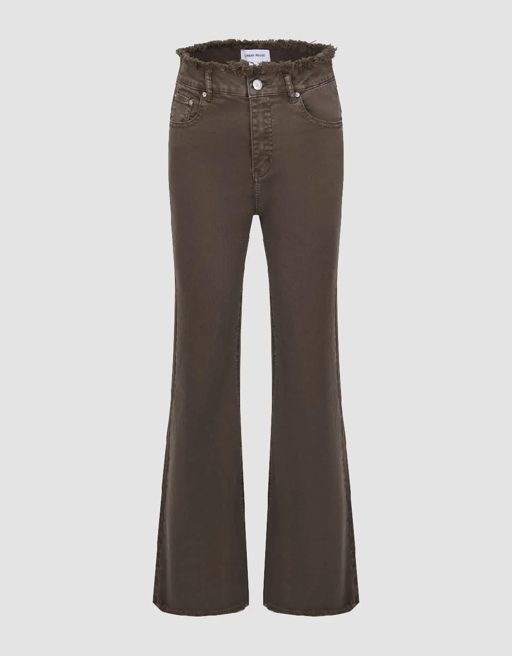 Raw Hem Flare Jeans sold by Urban Revivo