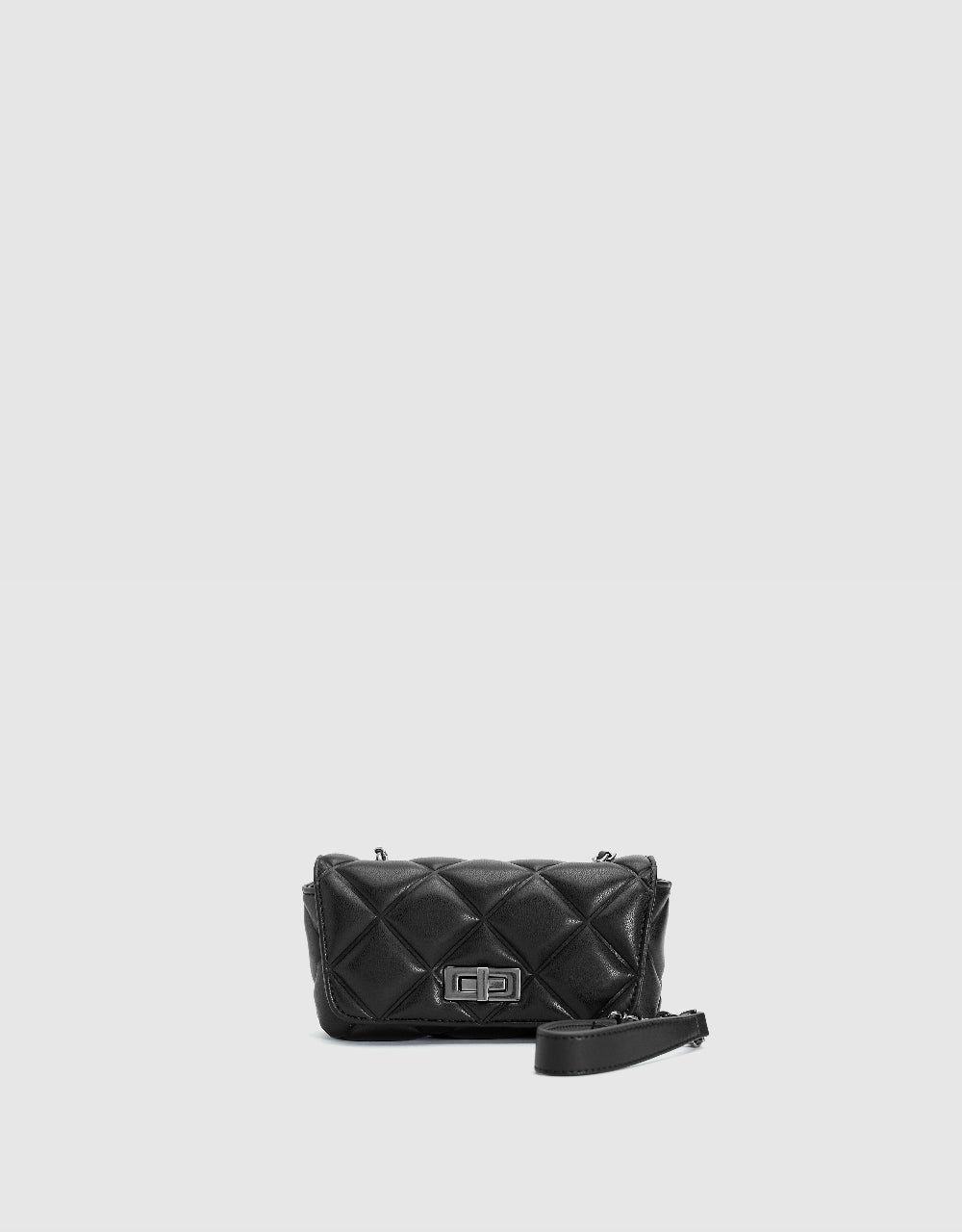 Turn Lock Vegan Leather Shoulder Bag sold by Urban Revivo