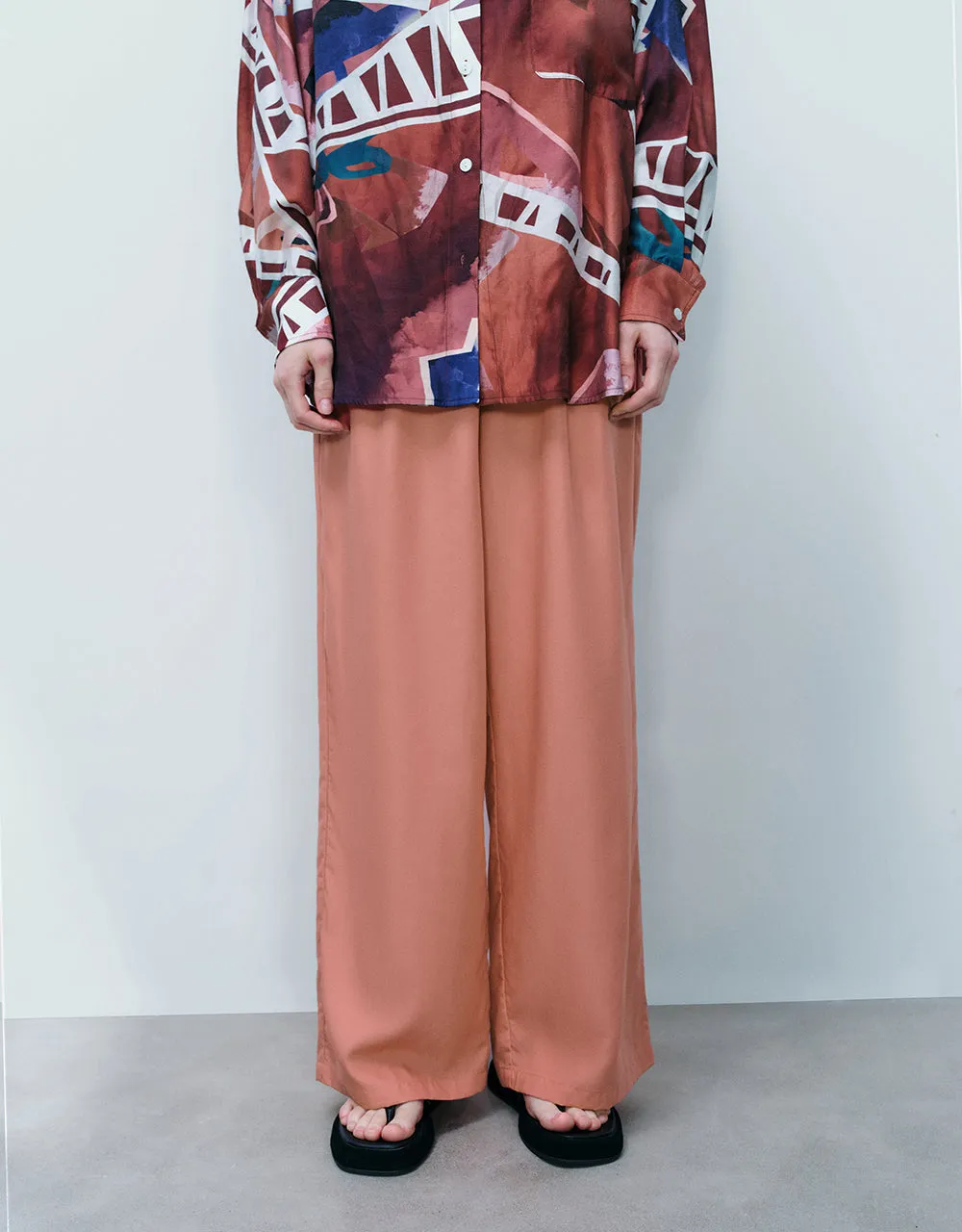 Wide-Leg Pants sold by Urban Revivo product image thumbnail 2