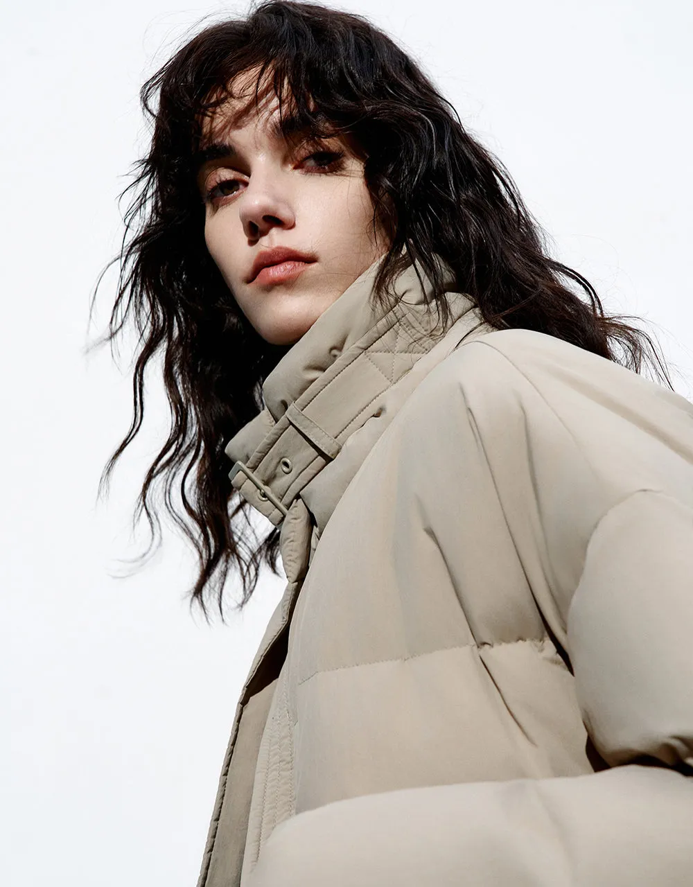 Stand Collar Down Coat sold by Urban Revivo product image thumbnail 5