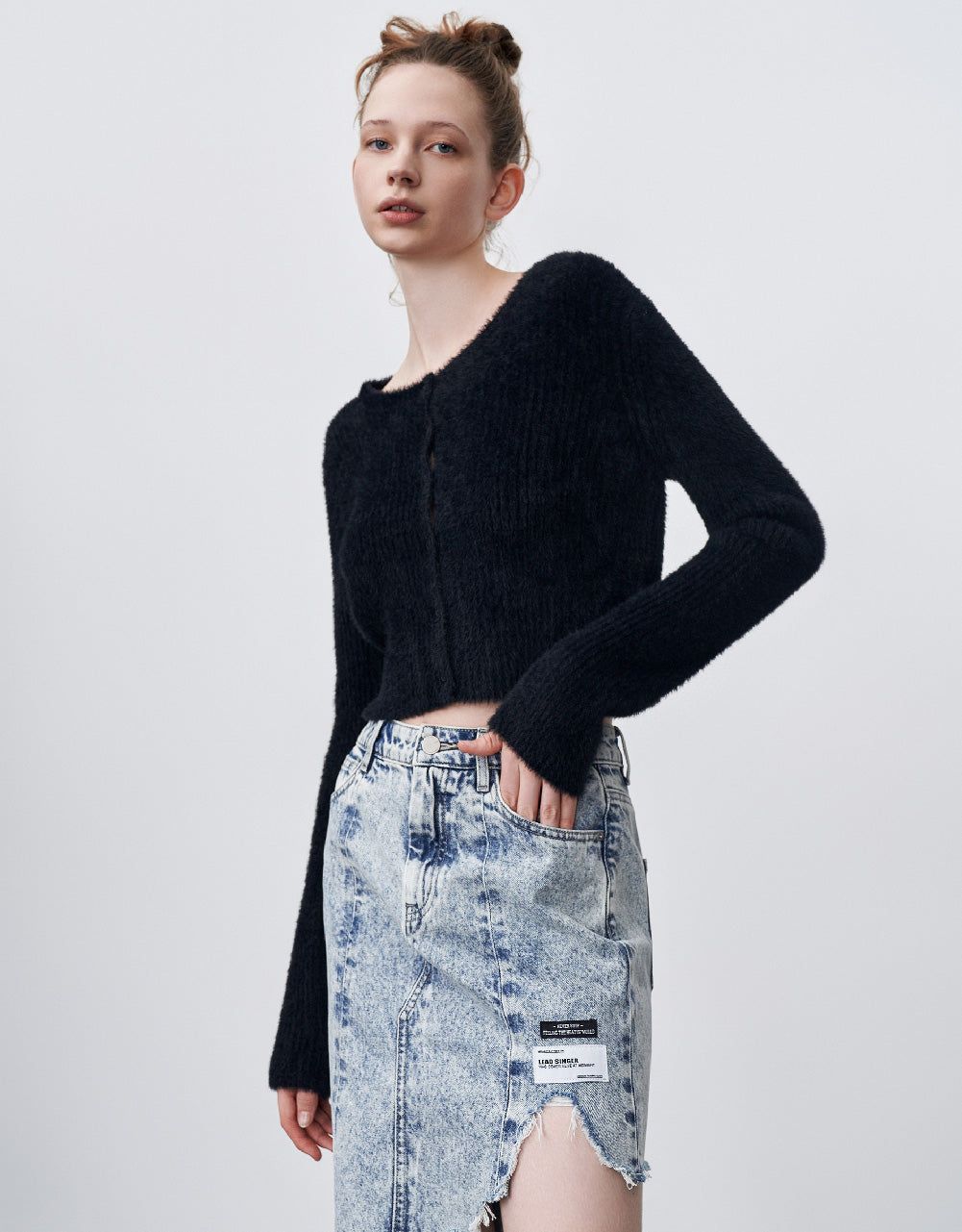 Button Through Knit Cardigan sold by Urban Revivo product image thumbnail 3