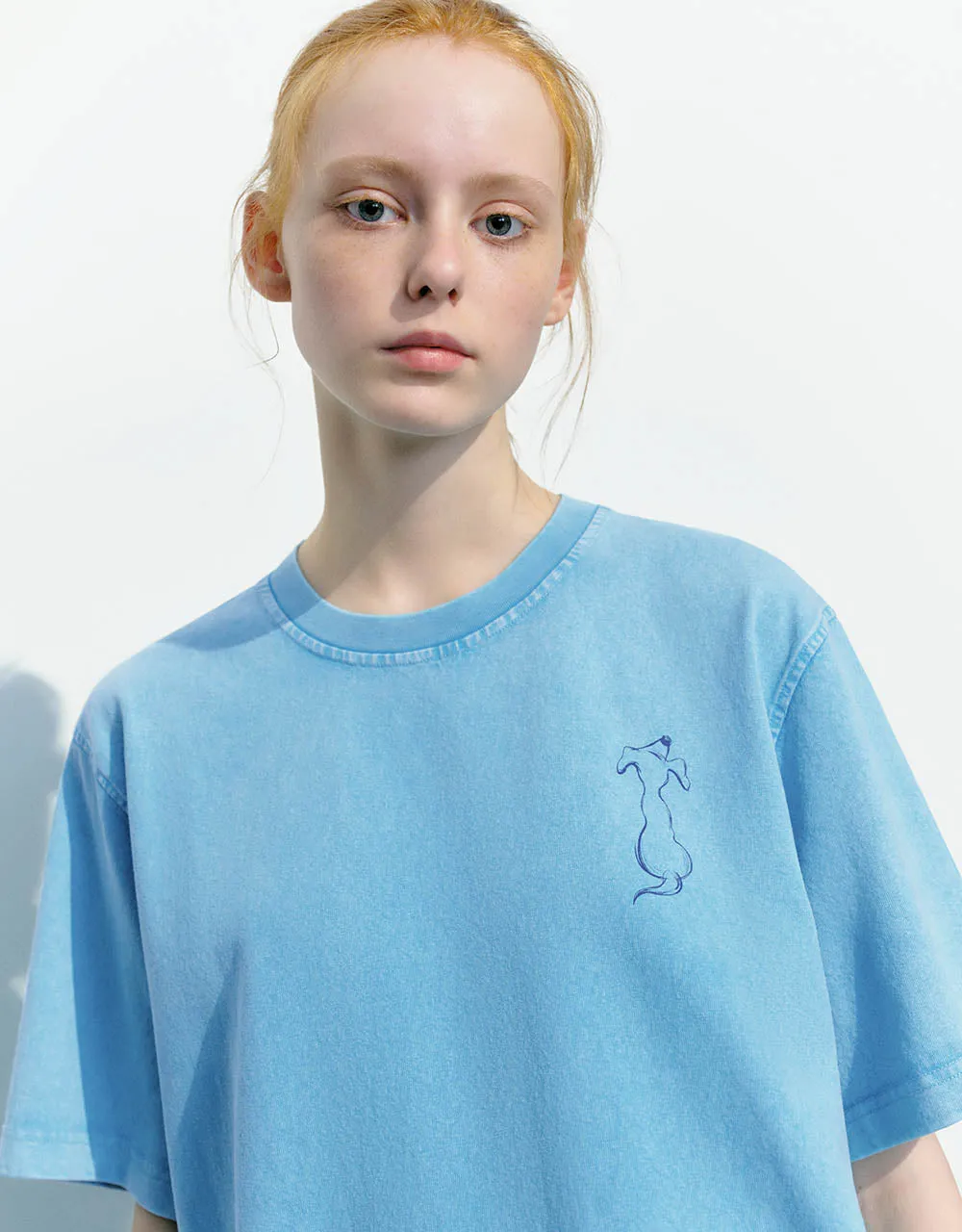 Crew Neck Loose T-Shirt sold by Urban Revivo product image thumbnail 4