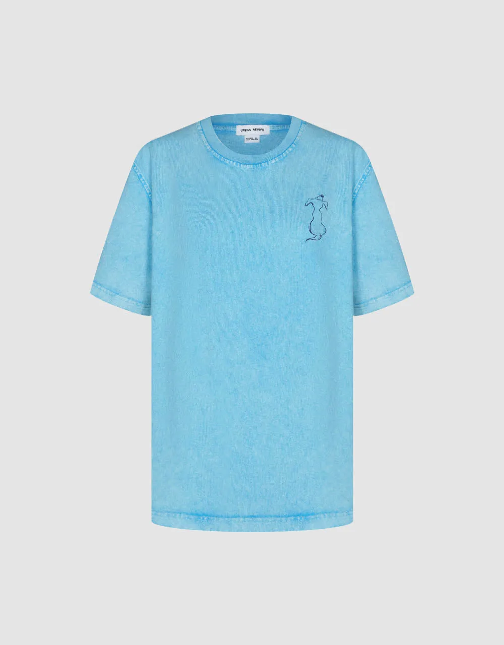 Crew Neck Loose T-Shirt sold by Urban Revivo product image thumbnail 2