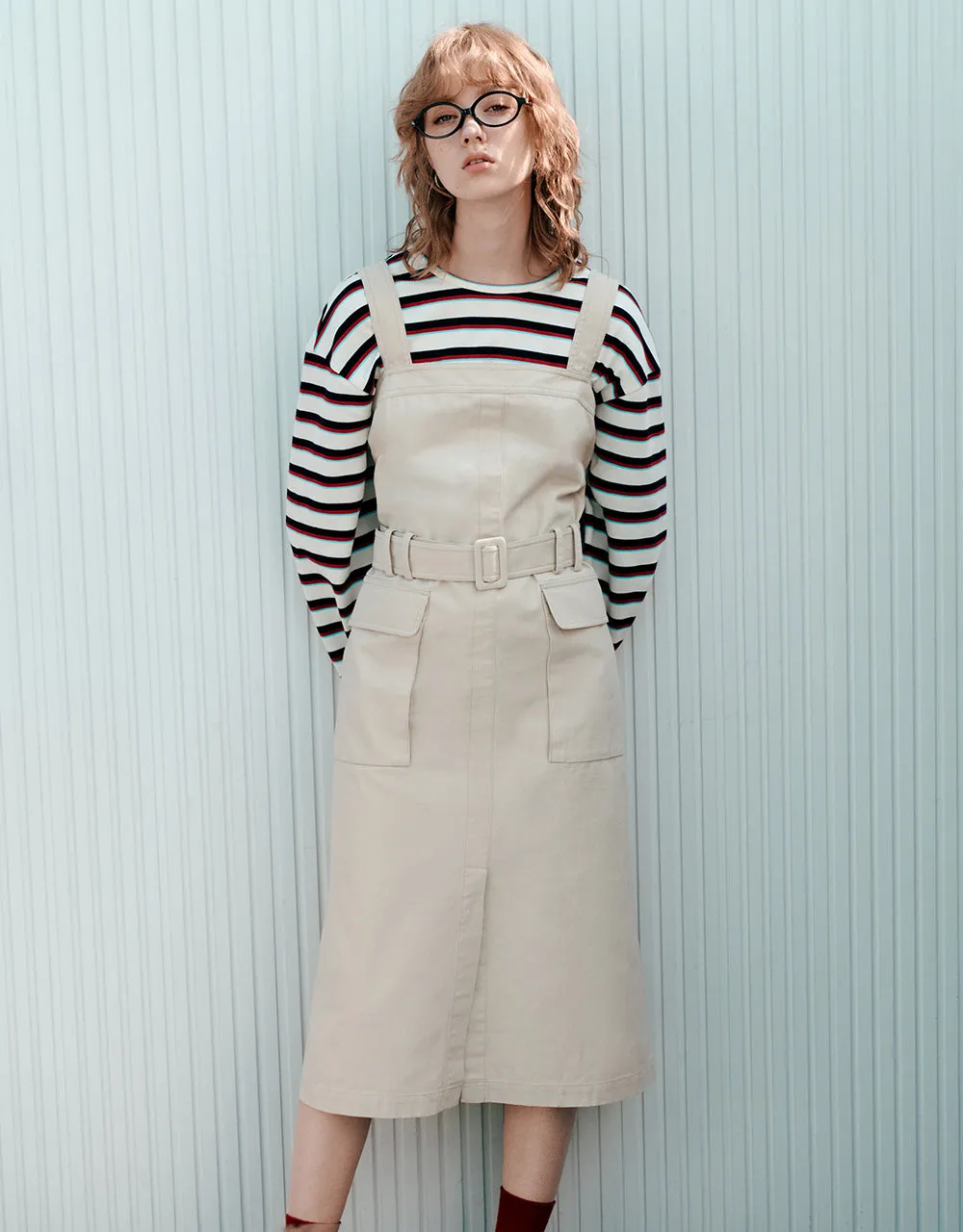 Sleeveless Off-Shoulder A-Line Dress sold by Urban Revivo product image thumbnail 3