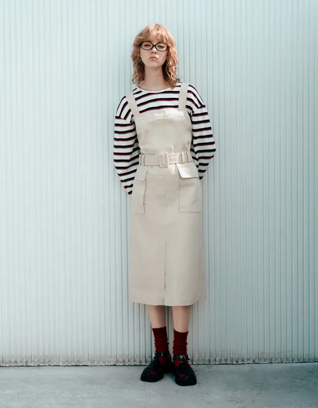 Sleeveless Off-Shoulder A-Line Dress sold by Urban Revivo