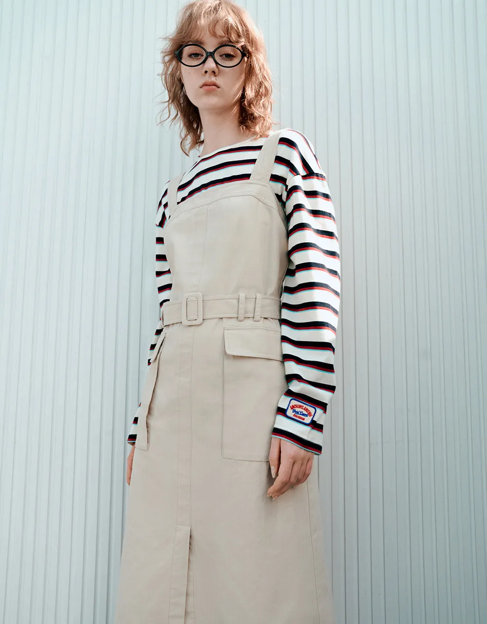 Sleeveless Off-Shoulder A-Line Dress sold by Urban Revivo product image thumbnail 4