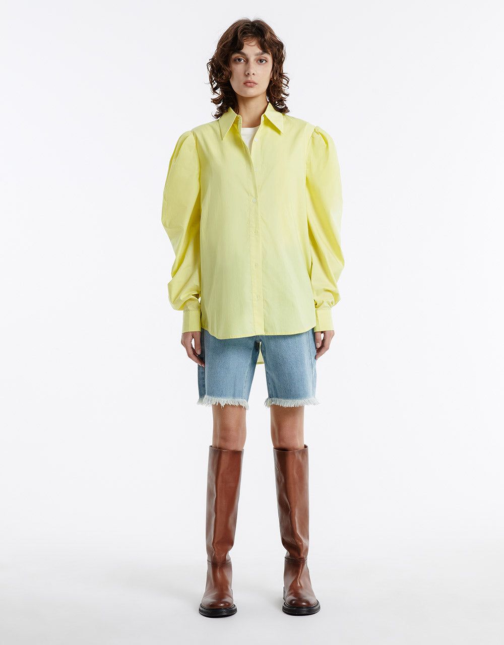 Puff Sleeve Shirt sold by Urban Revivo product image thumbnail 5