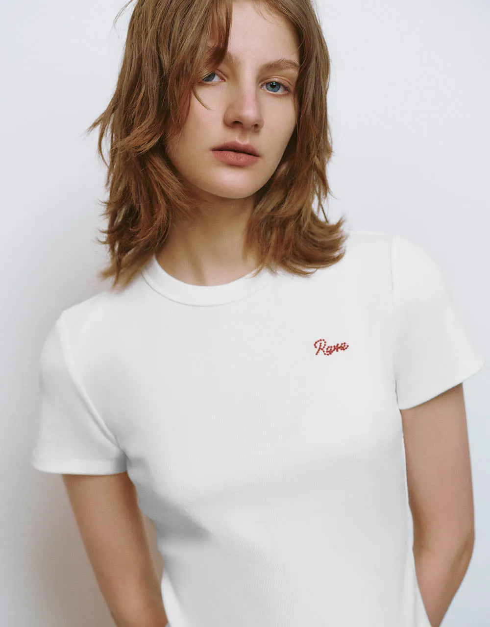 Crew Neck Skinny Knitted T-Shirt sold by Urban Revivo product image thumbnail 4