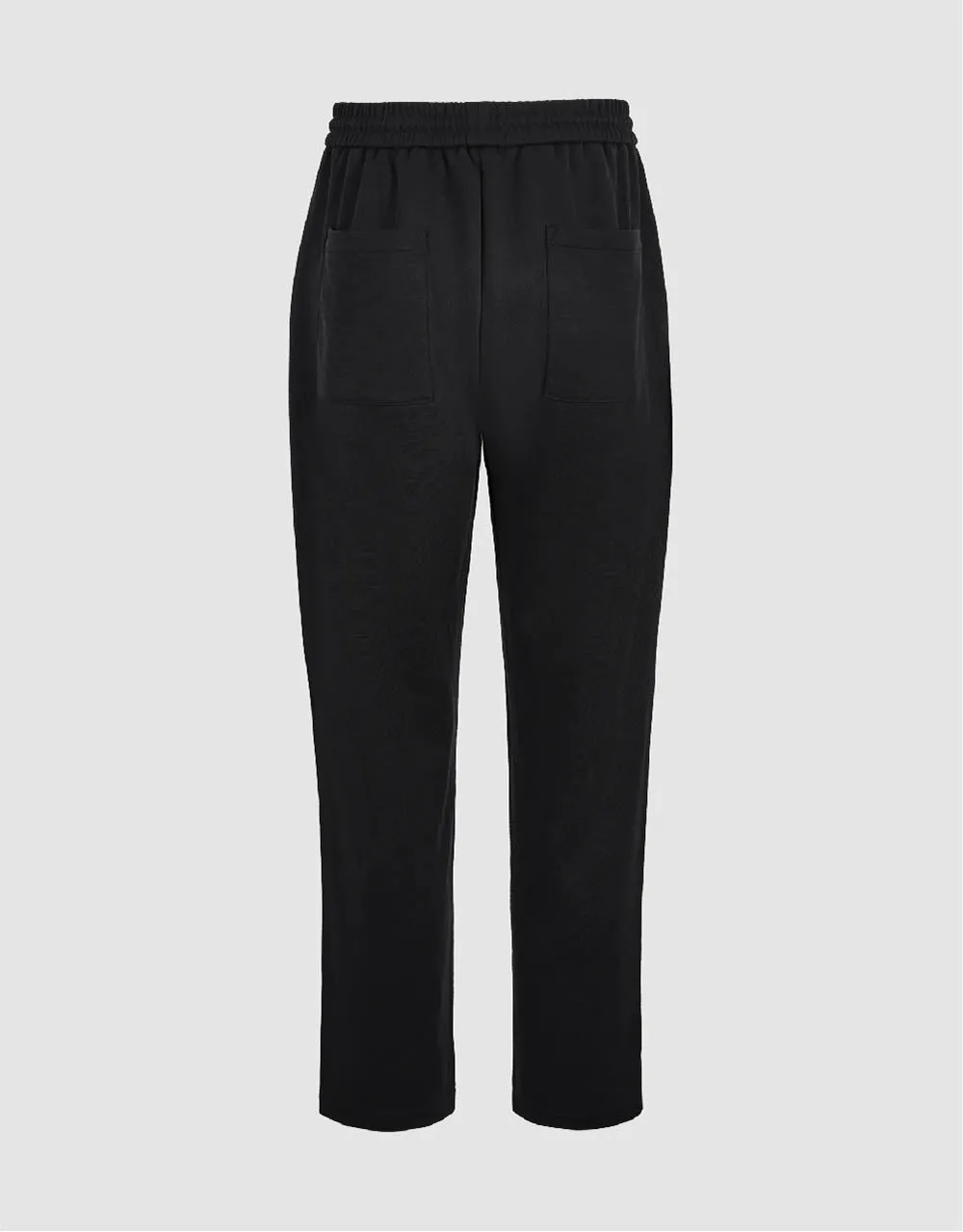 Drawstring Waist Knitted Carrot Fit Pants sold by Urban Revivo product image thumbnail 3