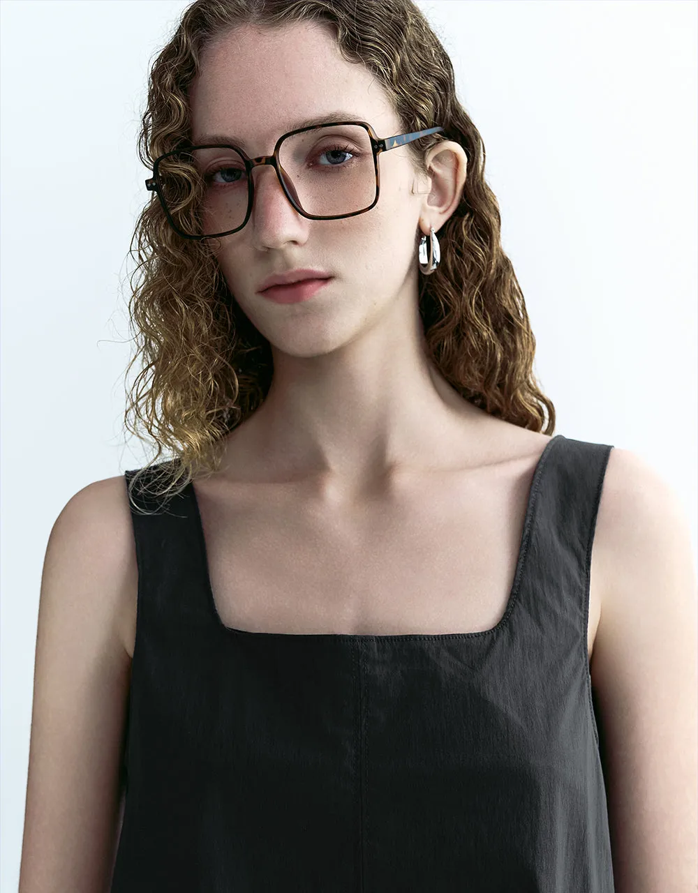 Square-cut Collar A-Line Dress sold by Urban Revivo product image thumbnail 4