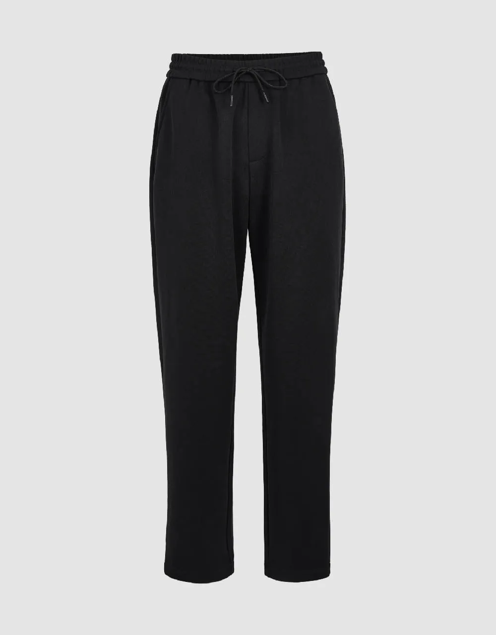 Drawstring Waist Knitted Carrot Fit Pants sold by Urban Revivo