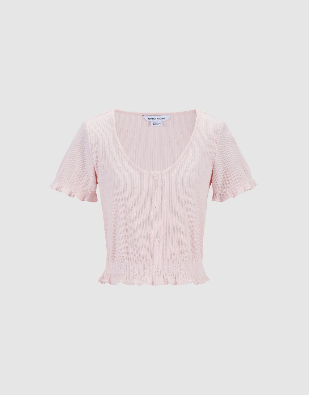 Frill Hem T-Shirt sold by Urban Revivo product image thumbnail 2