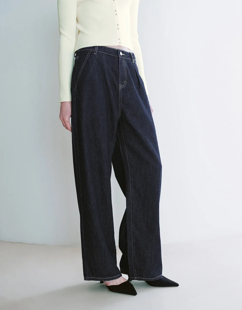 Wide-Leg Jeans sold by Urban Revivo product image thumbnail 4