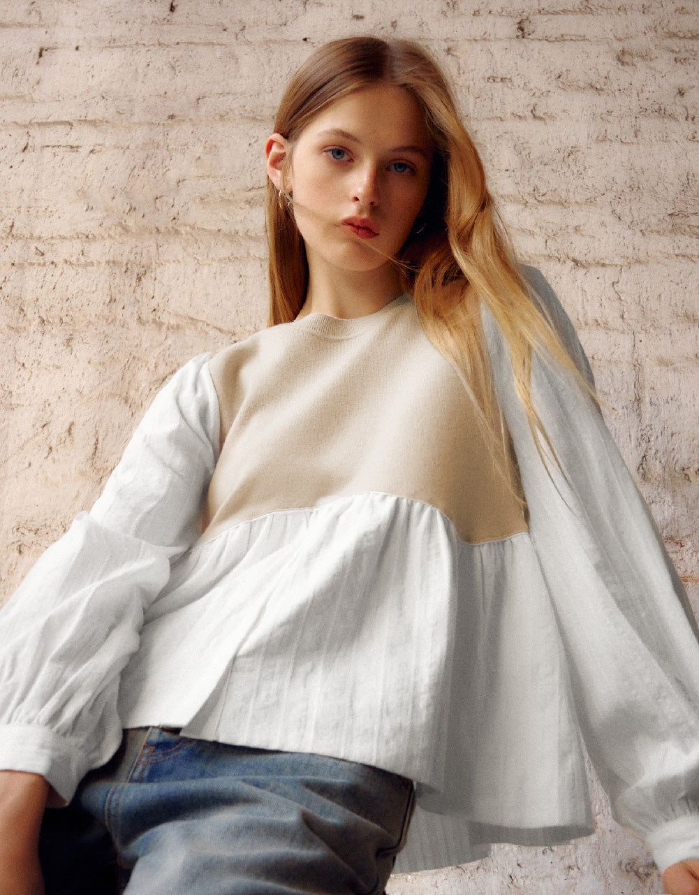 Knitted A-Line T-Shirt sold by Urban Revivo product image thumbnail 4