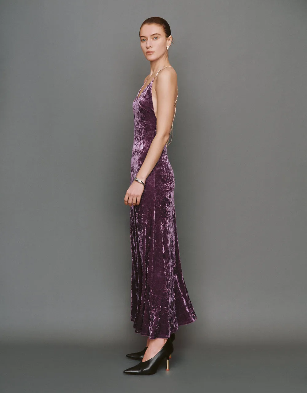 Halter Neck Sleeveless A-Line Dress sold by Urban Revivo product image thumbnail 4