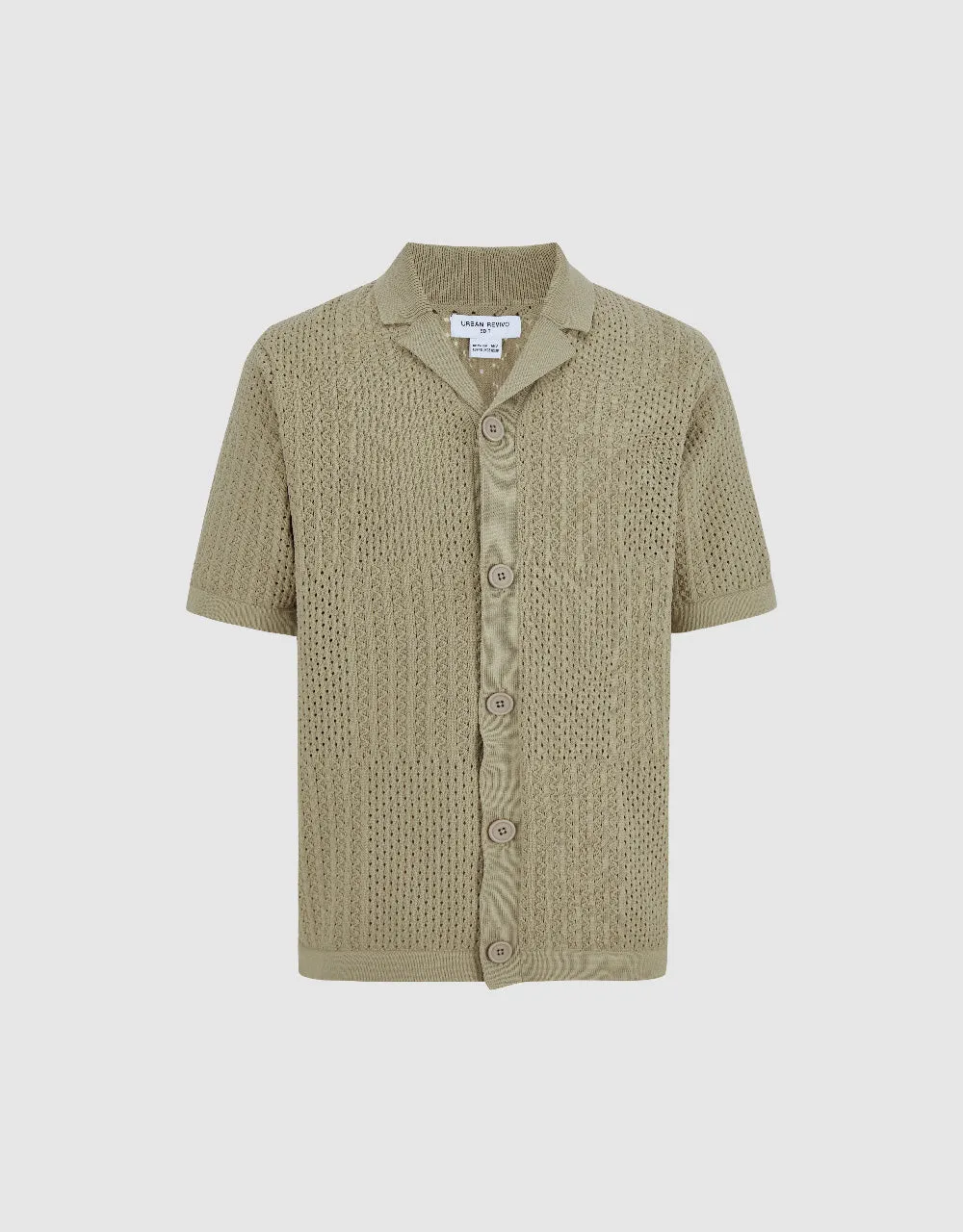 Pointelle Knitted T-Shirt sold by Urban Revivo product image thumbnail 2