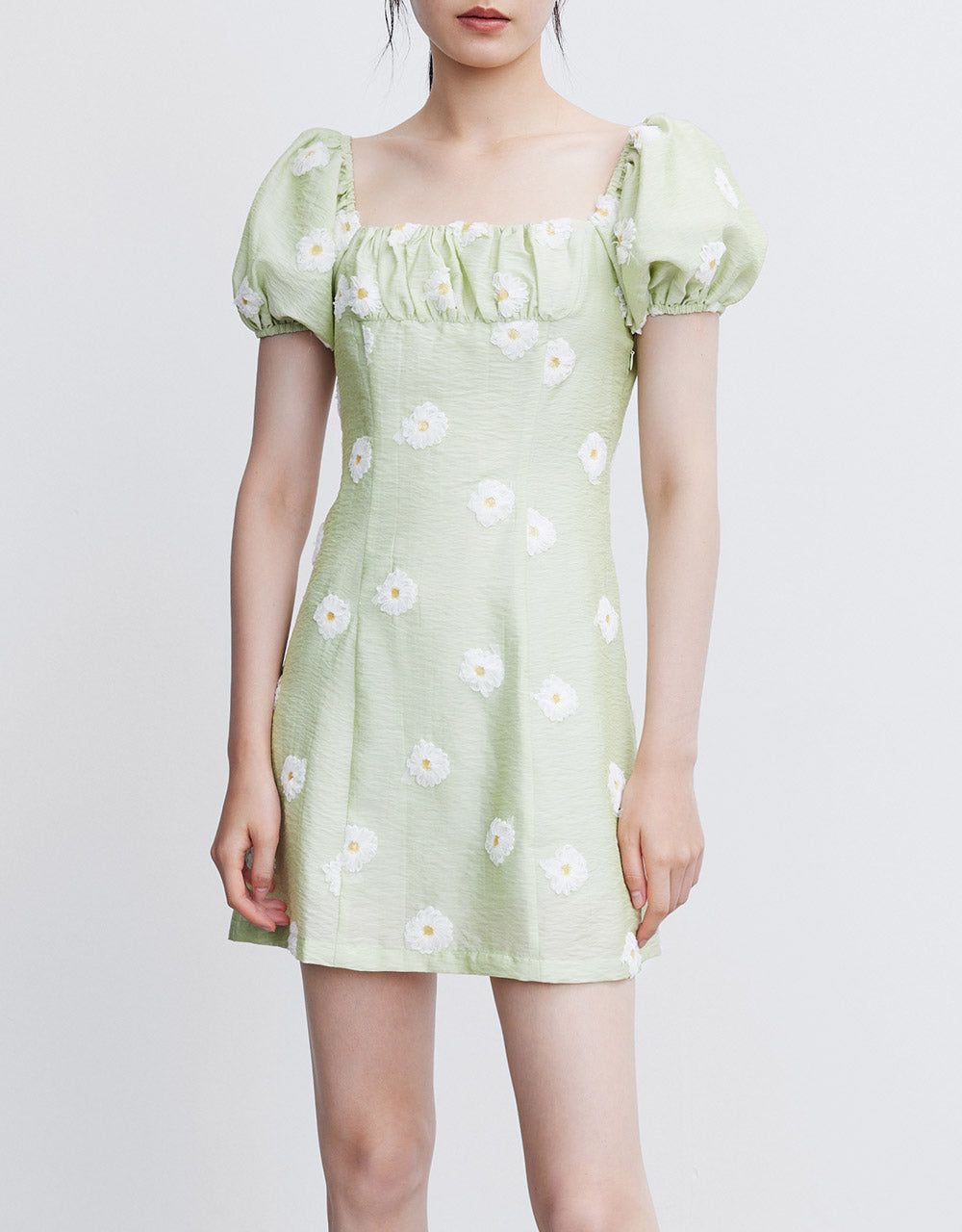 Square Neck Floral Dress sold by Urban Revivo product image thumbnail 2