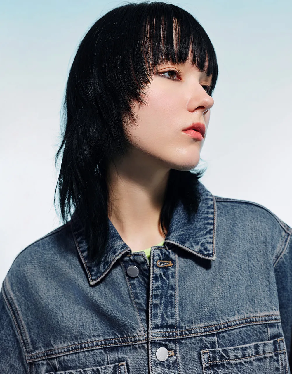 Drawstring Waist Denim Jumpsuit sold by Urban Revivo product image thumbnail 4