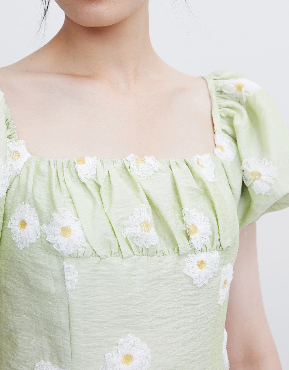 Square Neck Floral Dress sold by Urban Revivo product image thumbnail 3