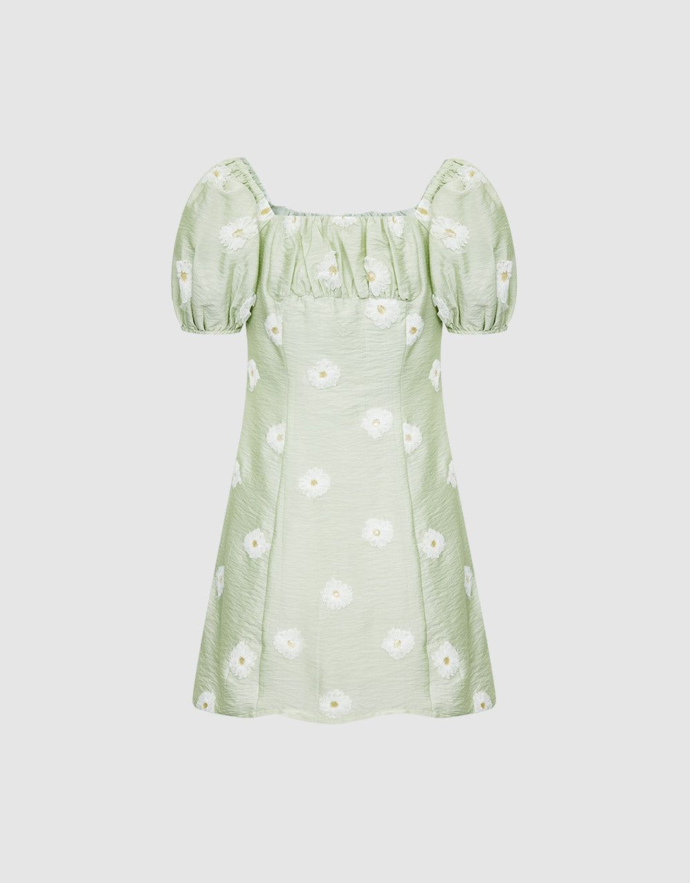 Square Neck Floral Dress sold by Urban Revivo