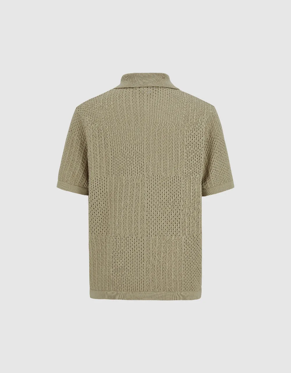 Pointelle Knitted T-Shirt sold by Urban Revivo product image thumbnail 5