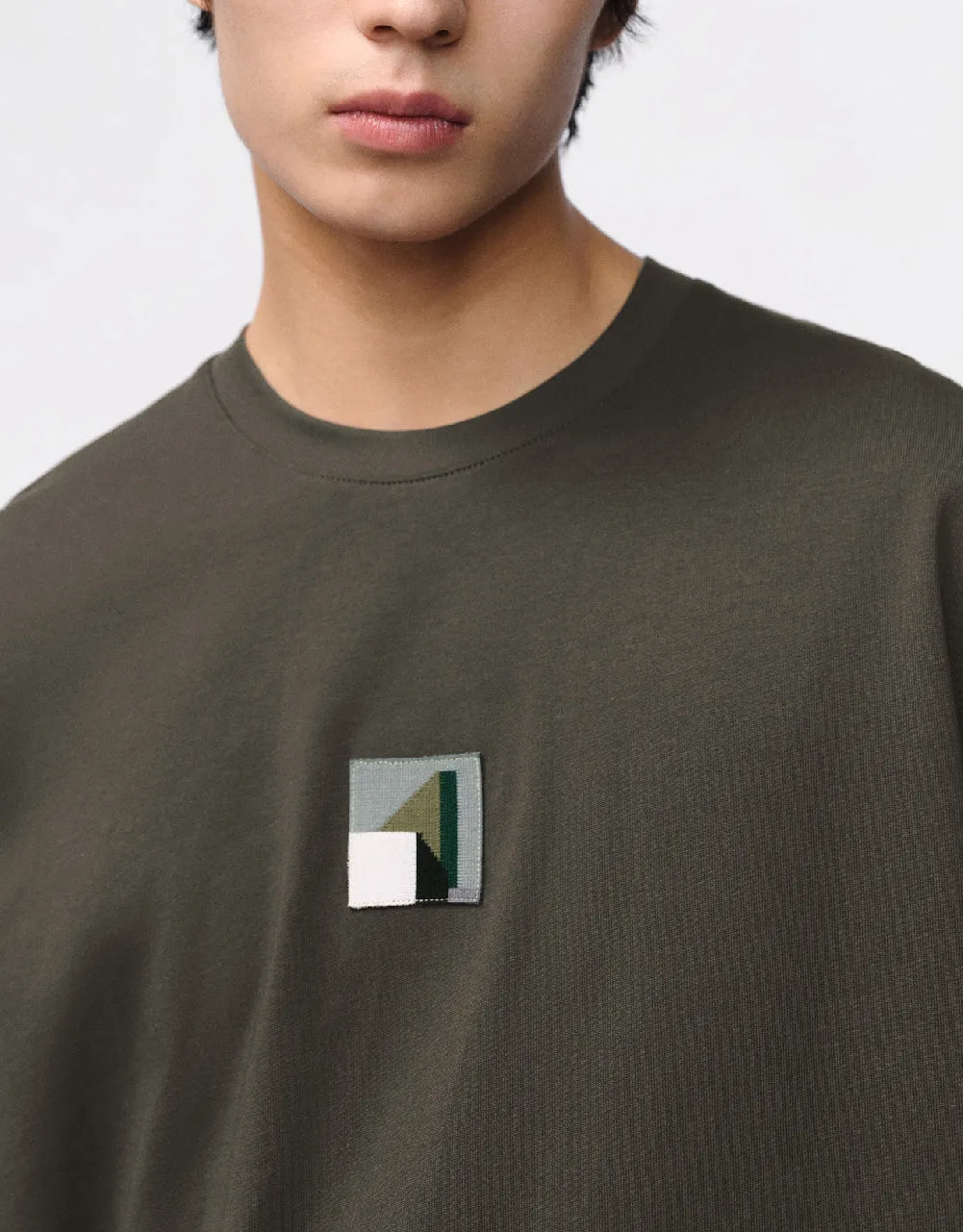 Crew Neck Straight T-Shirt sold by Urban Revivo product image thumbnail 5