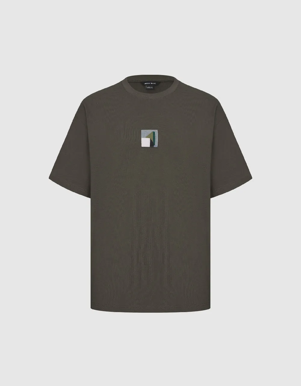 Crew Neck Straight T-Shirt sold by Urban Revivo