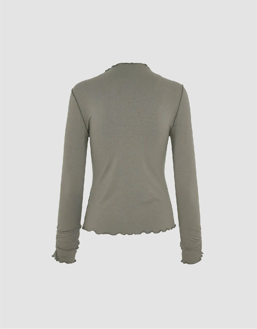 Turtle Neck Skinny Knitted T-Shirt sold by Urban Revivo product image thumbnail 5