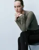 Turtle Neck Skinny Knitted T-Shirt sold by Urban Revivo