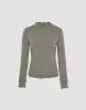 Turtle Neck Skinny Knitted T-Shirt sold by Urban Revivo