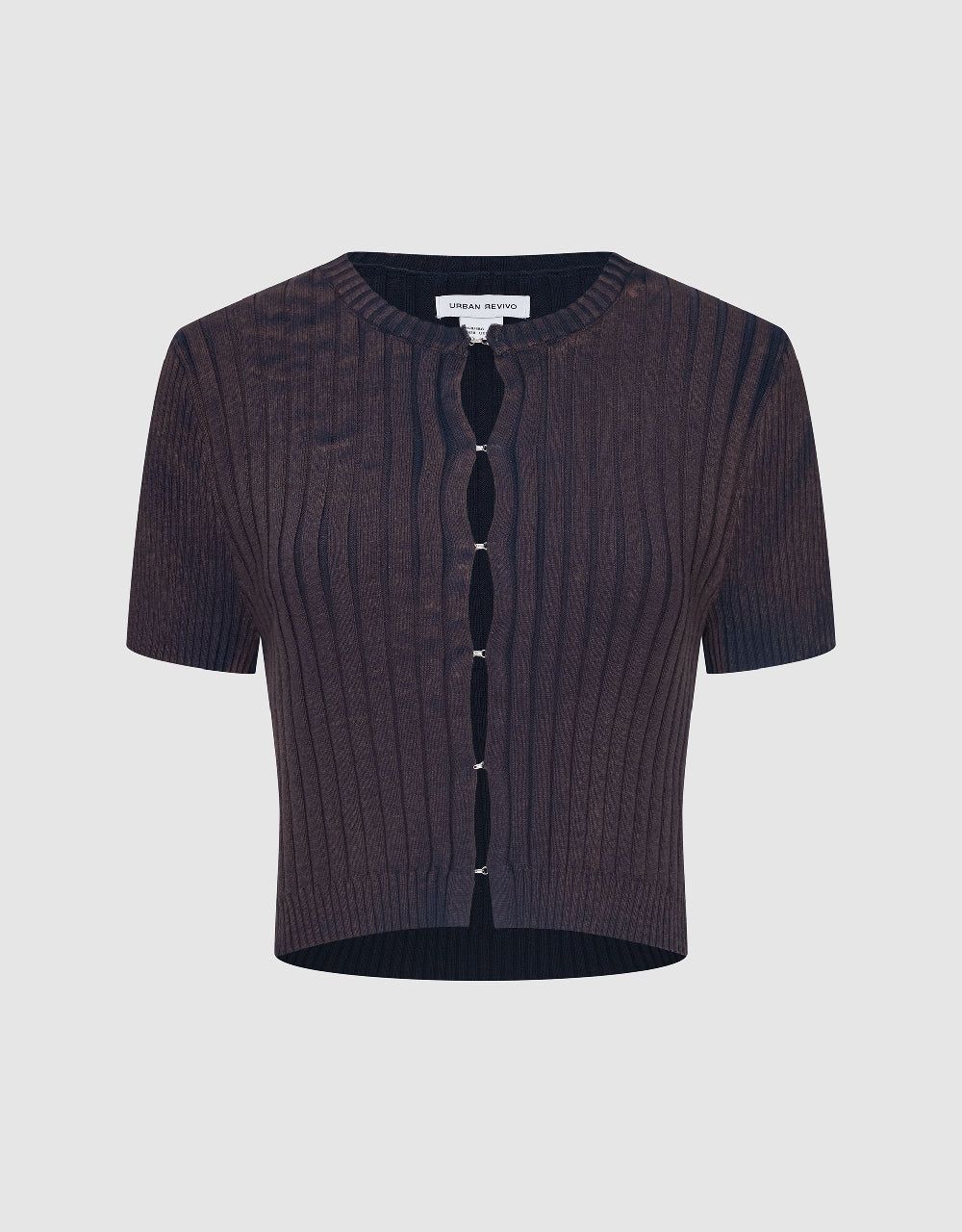 Crew Neck Knitted T-Shirt sold by Urban Revivo