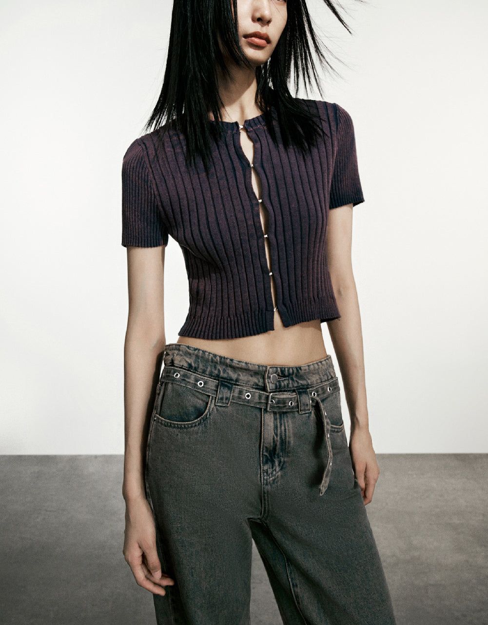 Crew Neck Knitted T-Shirt sold by Urban Revivo product image thumbnail 3