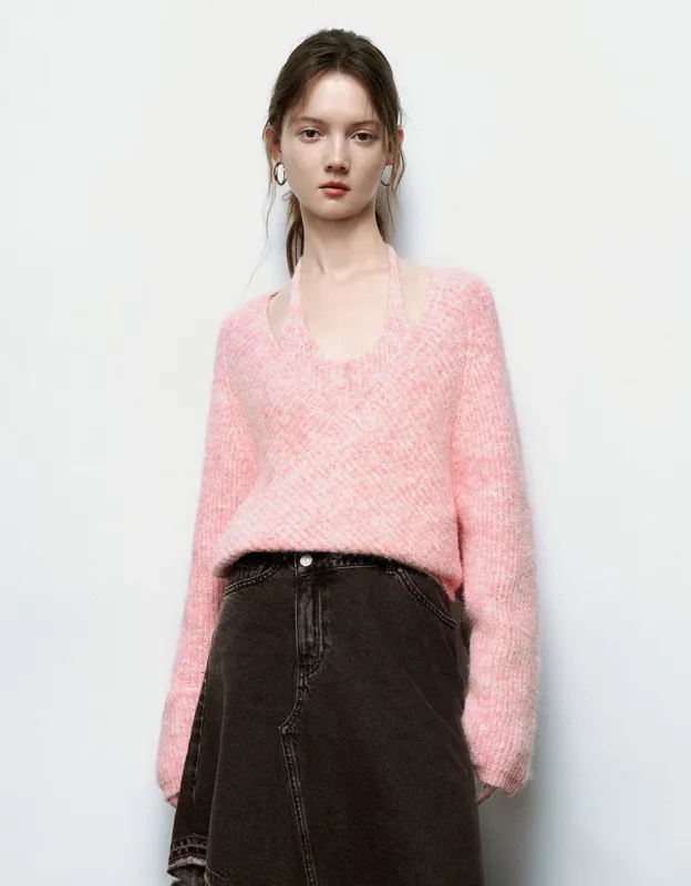 2 In 1 Crossover Knitted T-Shirt sold by Urban Revivo