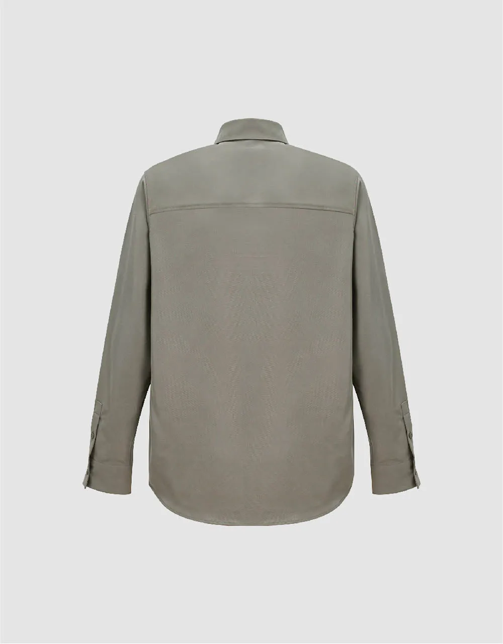 Button Up Straight Shirt sold by Urban Revivo product image thumbnail 4