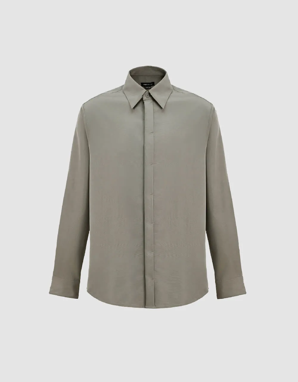 Button Up Straight Shirt sold by Urban Revivo product image thumbnail 2