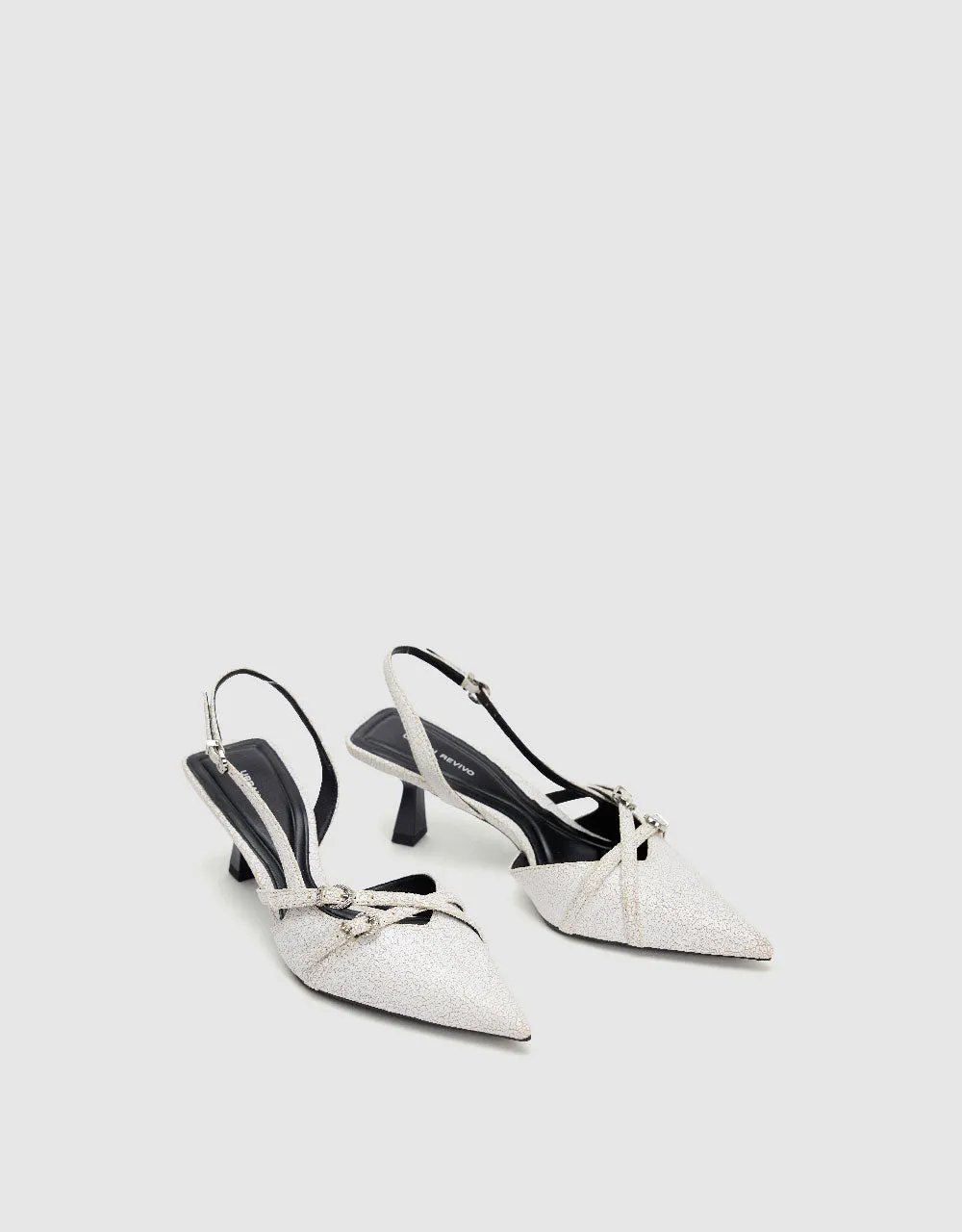 Vegan Leather Pointed Toe Slingbacks sold by Urban Revivo