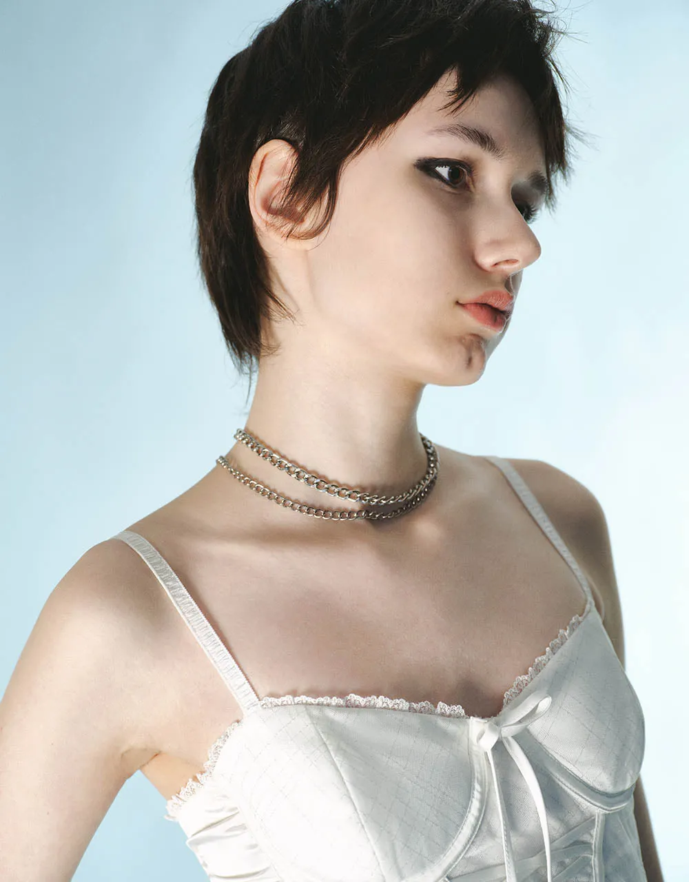 Lace V-Neck Cami Top sold by Urban Revivo product image thumbnail 4