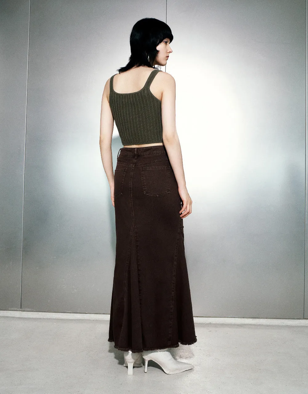 Zipper Front Knitted Vest sold by Urban Revivo product image thumbnail 3