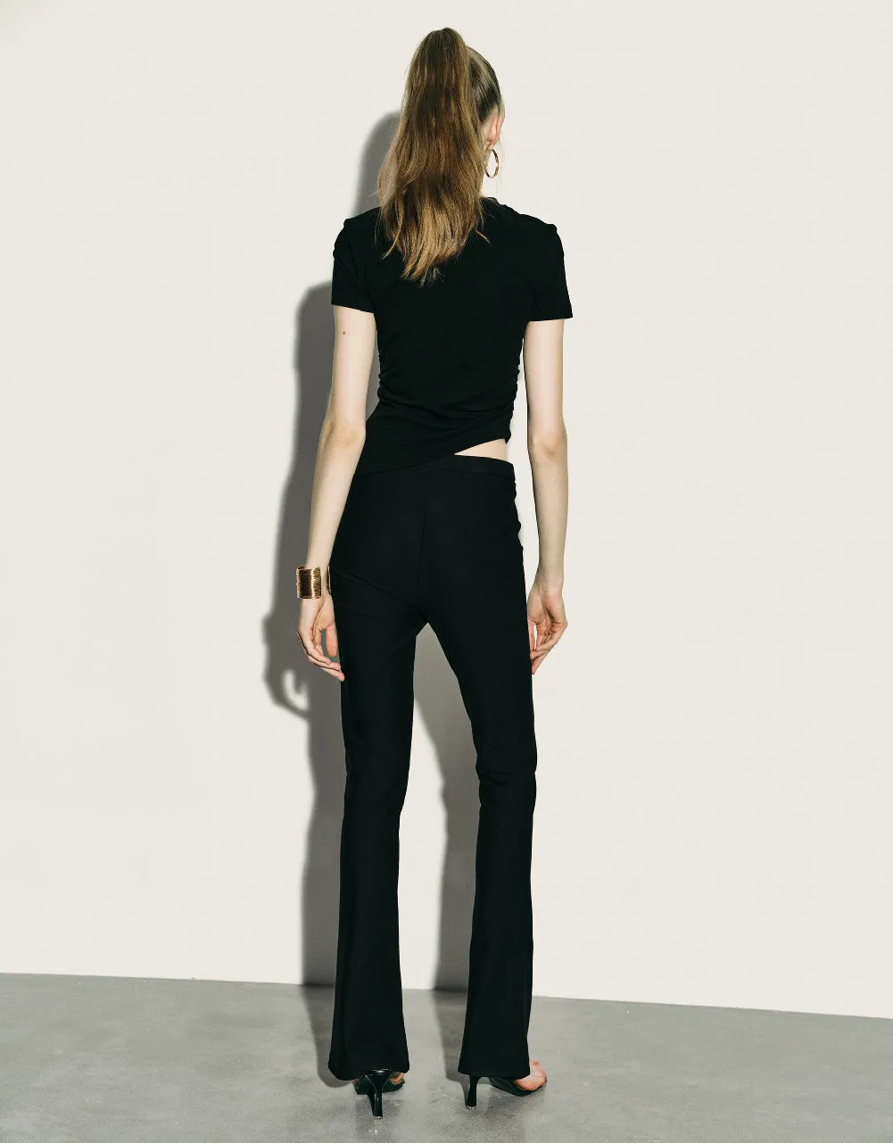 Asymmetric Ruched T-Shirt sold by Urban Revivo product image thumbnail 4