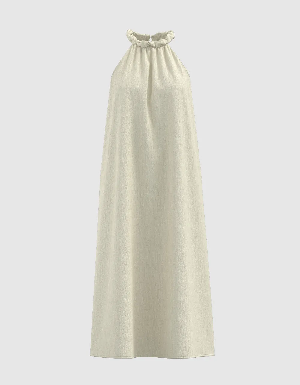 Halter Neck A-Line Dress sold by Urban Revivo product image thumbnail 2