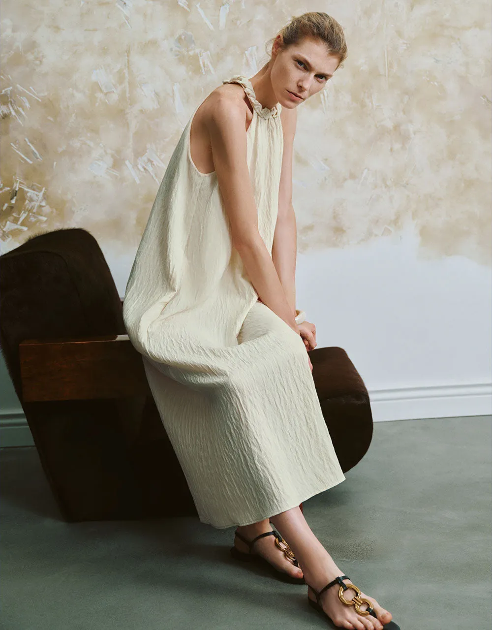 Halter Neck A-Line Dress sold by Urban Revivo product image thumbnail 3