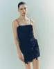 Ruffle Off-Shoulder Straight Cami Dress sold by Urban Revivo