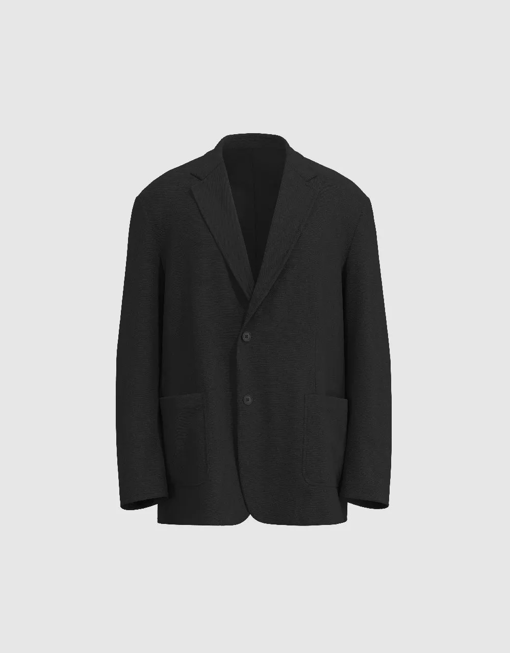Notch Lapel V-Neck Blazer sold by Urban Revivo product image thumbnail 2