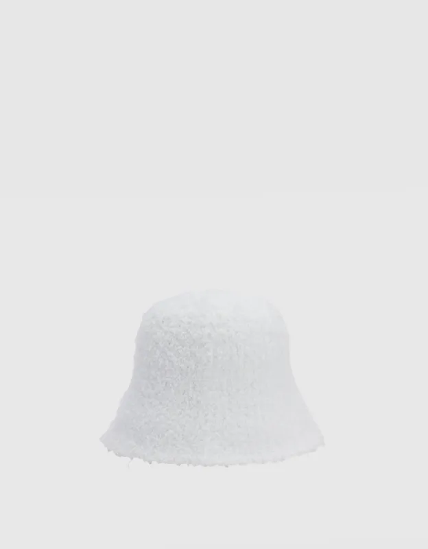 Furry Bucket Hat sold by Urban Revivo