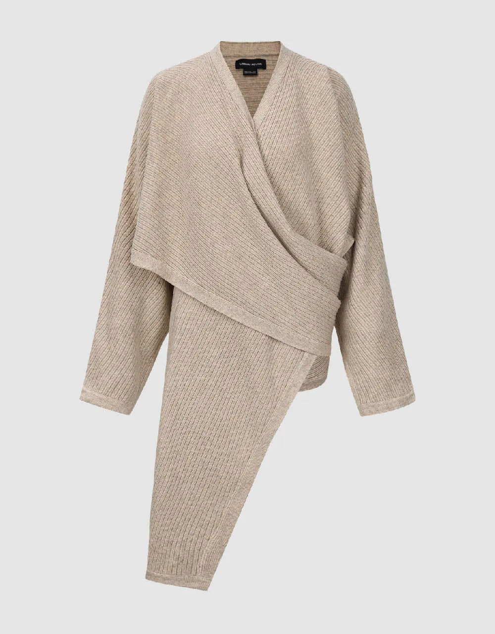 Raglan Sleeve V-Neck Knitted Cardigan sold by Urban Revivo product image thumbnail 2