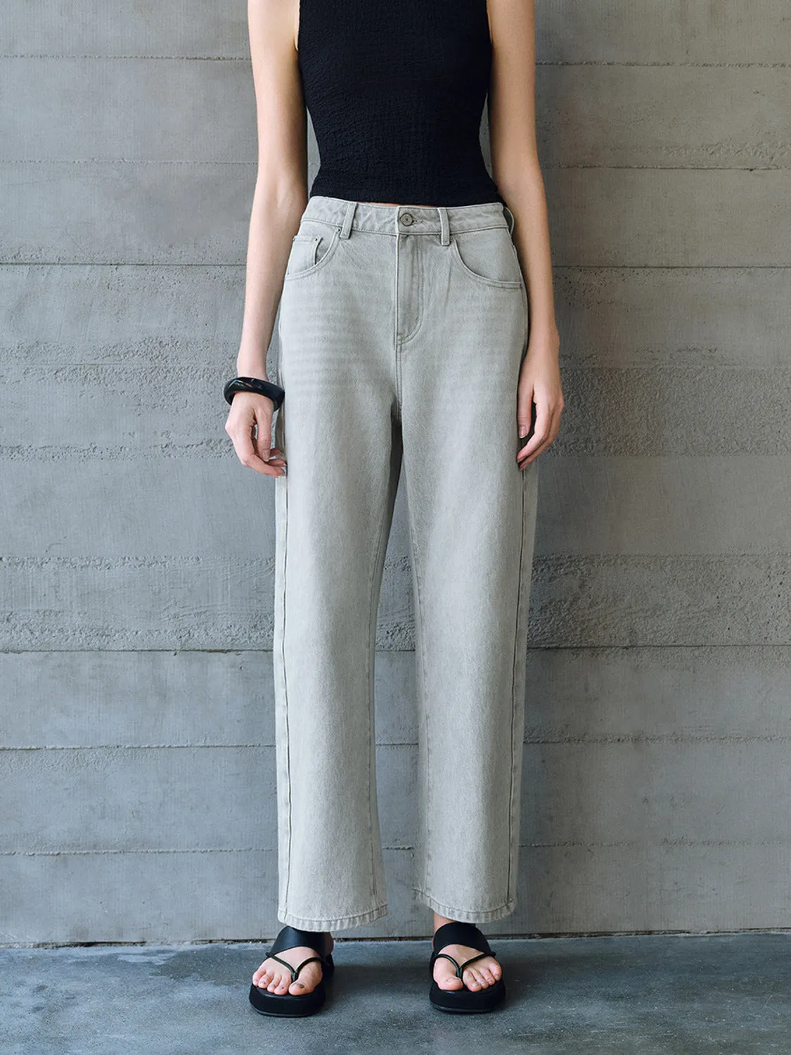 Straight Jeans sold by Urban Revivo product image thumbnail 2