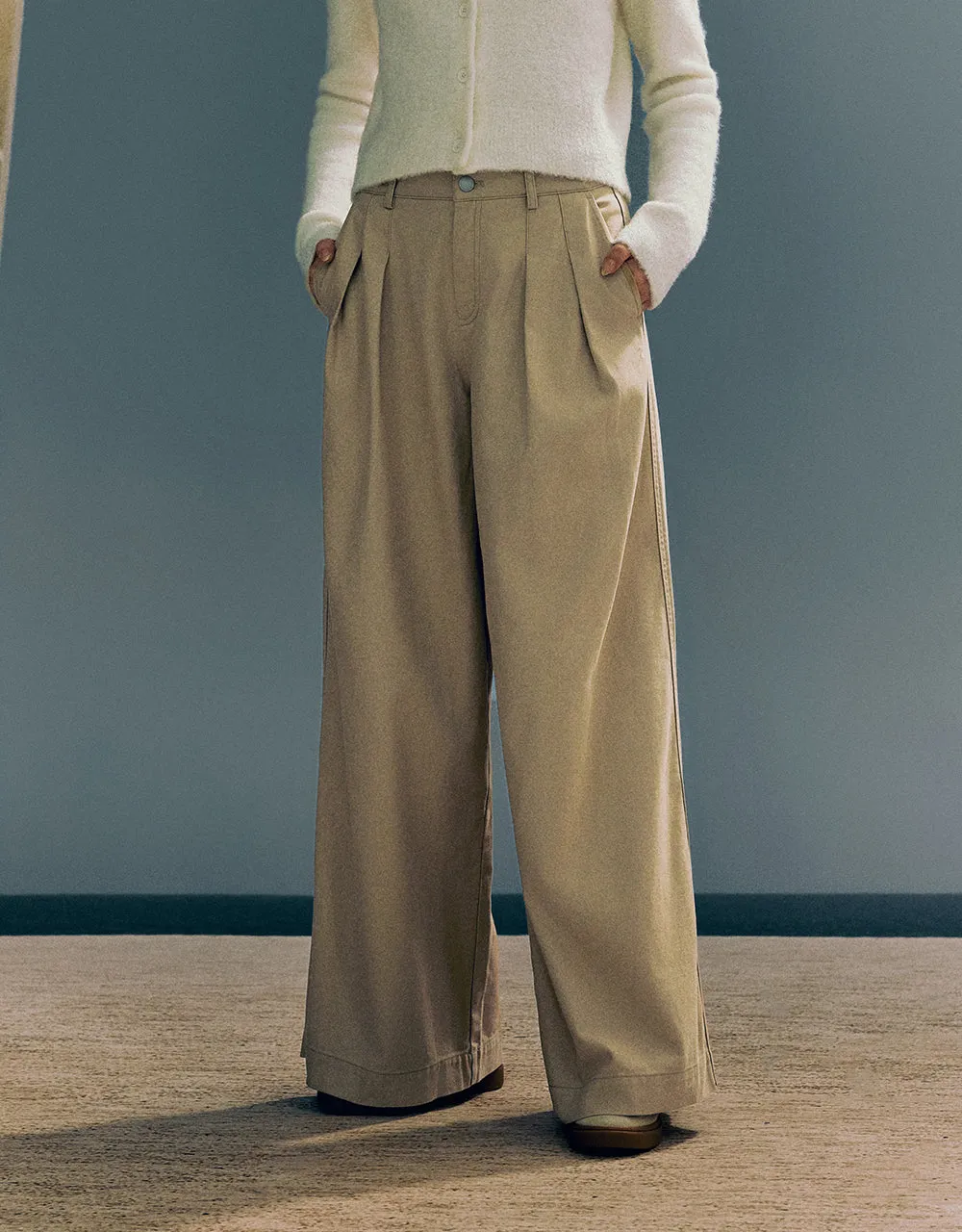 Wide-Leg Pants sold by Urban Revivo product image thumbnail 2